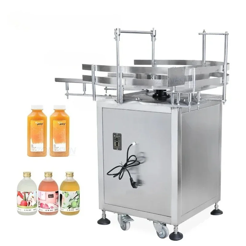 زجاجة بلاستيكية دوارة أوتوماتيكية، زجاجة زجاجية غير تشويش إذاعي، فرز طاولة تغذية القرص الدوار #3