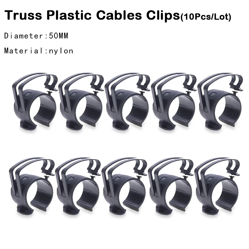 

50mm Stage lighting wire clips truss aluminum frame harness card audio line array harness clips DJ lighting wiring clips