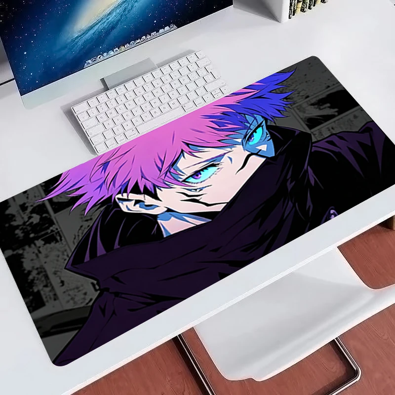 Cool anime Mouse Pad J-jujutsu Kaisen Gamer Essential XXL Extended Desk Mat Non-Slip Gaming Accessories Rubber Computer MousePad
