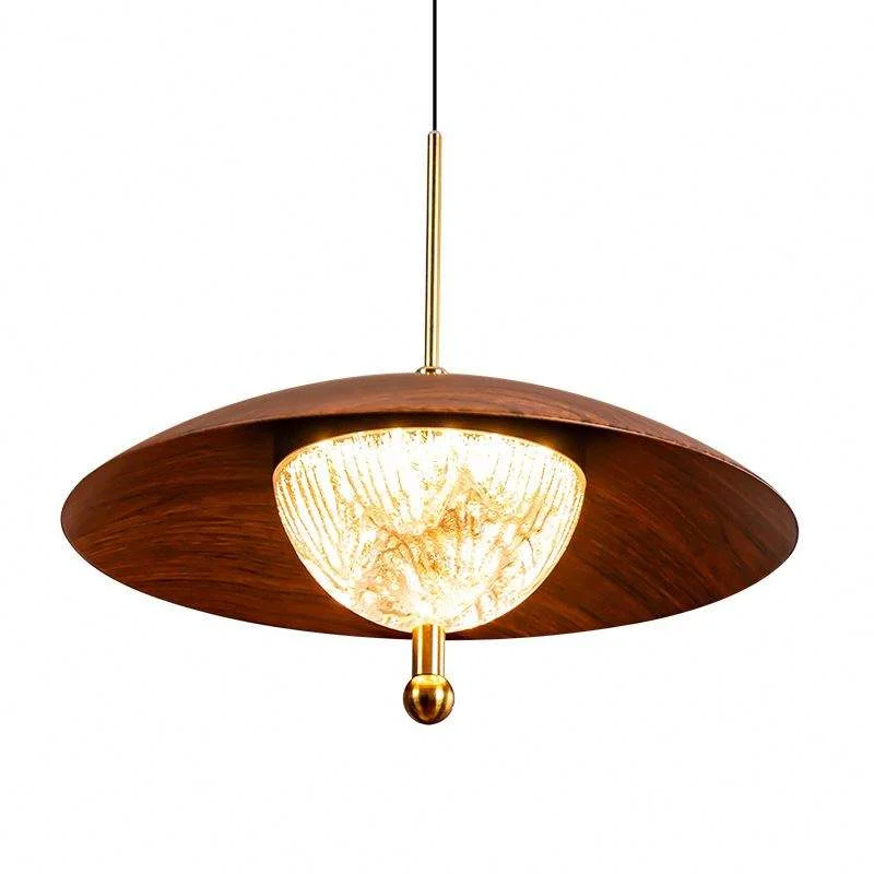 

Walnut creative galaxy bar chandelier restaurant restaurant vertical bedside hanging line lamp retro style