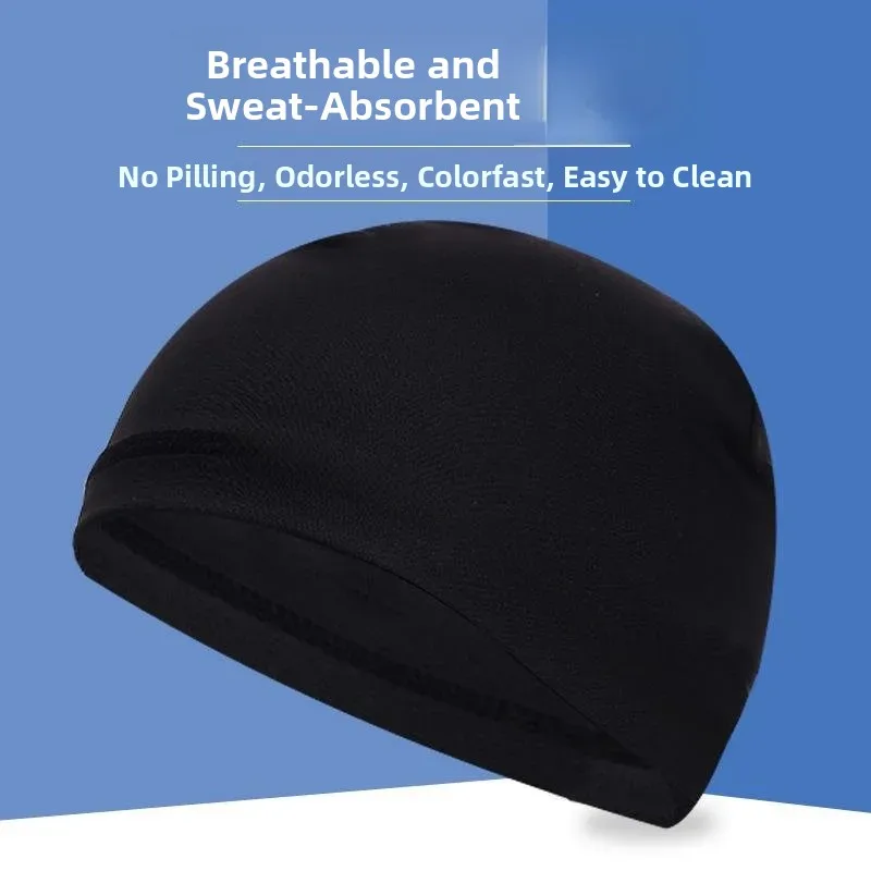 Motorcycle Riding Helmet Cover Half Helmet Ice Silk Inner Liner Breathable Sweat Absorbent Bicycle Half Face Mask Style Cap