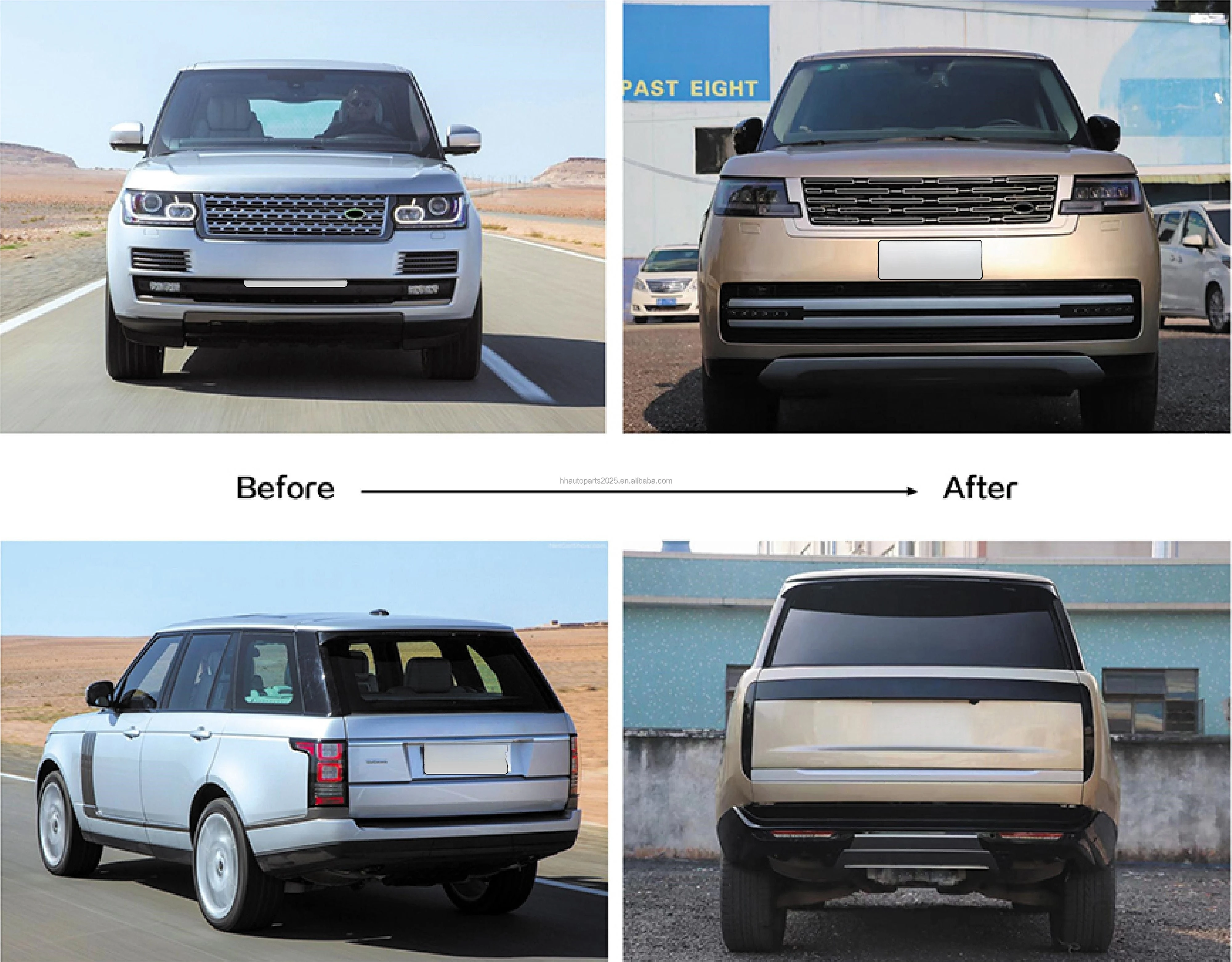 L405 Change to L460 2023 Style OE Body Kits for Range Rover vogue L405 2013-2017 With Front Bumper Griller