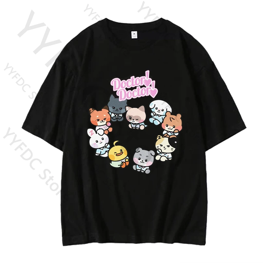 ZEROBASEONE T Shirt Pre Release Single Doctor Doctor Zeroni ZB1 Graphic T-shirt Cotton Kpop ZEROSE‌ Cartoon Short Sleeve Tee Top