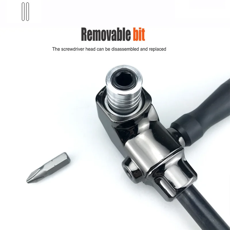 Auto-travamento 90 graus ângulo direito chave de fenda titular unidade bit ângulo extensão chave de fenda elétrica ângulo driver b durável