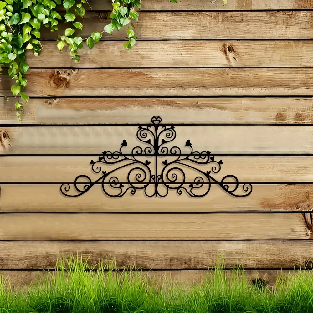 Metal Wall Art 1pc, Large Rustic Metal Statue for Bedroom Above Bed, Gift for Family