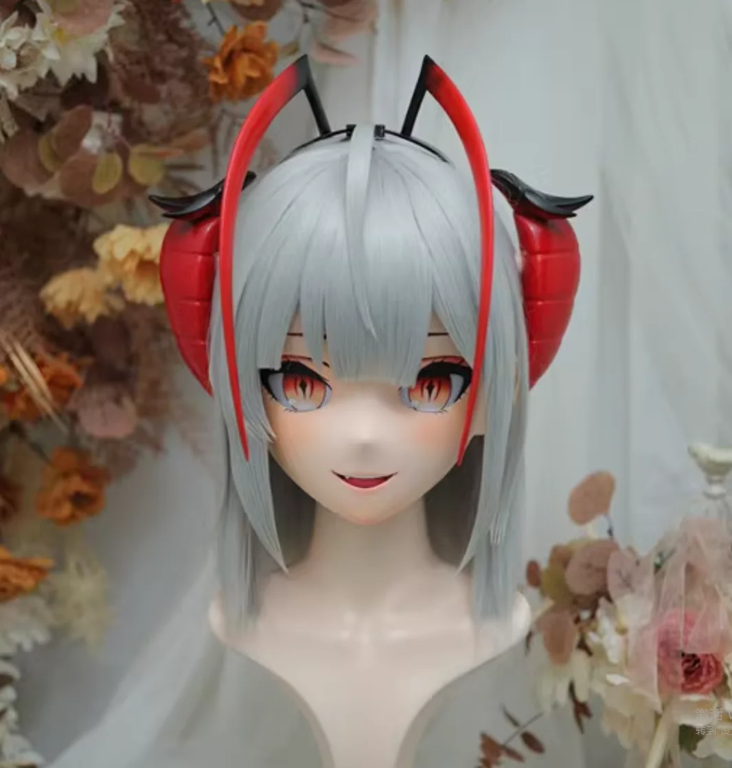 

(NFD312-7)Customize Full Head With Lock Pretty Female/Girl Japanese Animego Character Kig Cosplay Kigurumi Mask Crossdress Doll