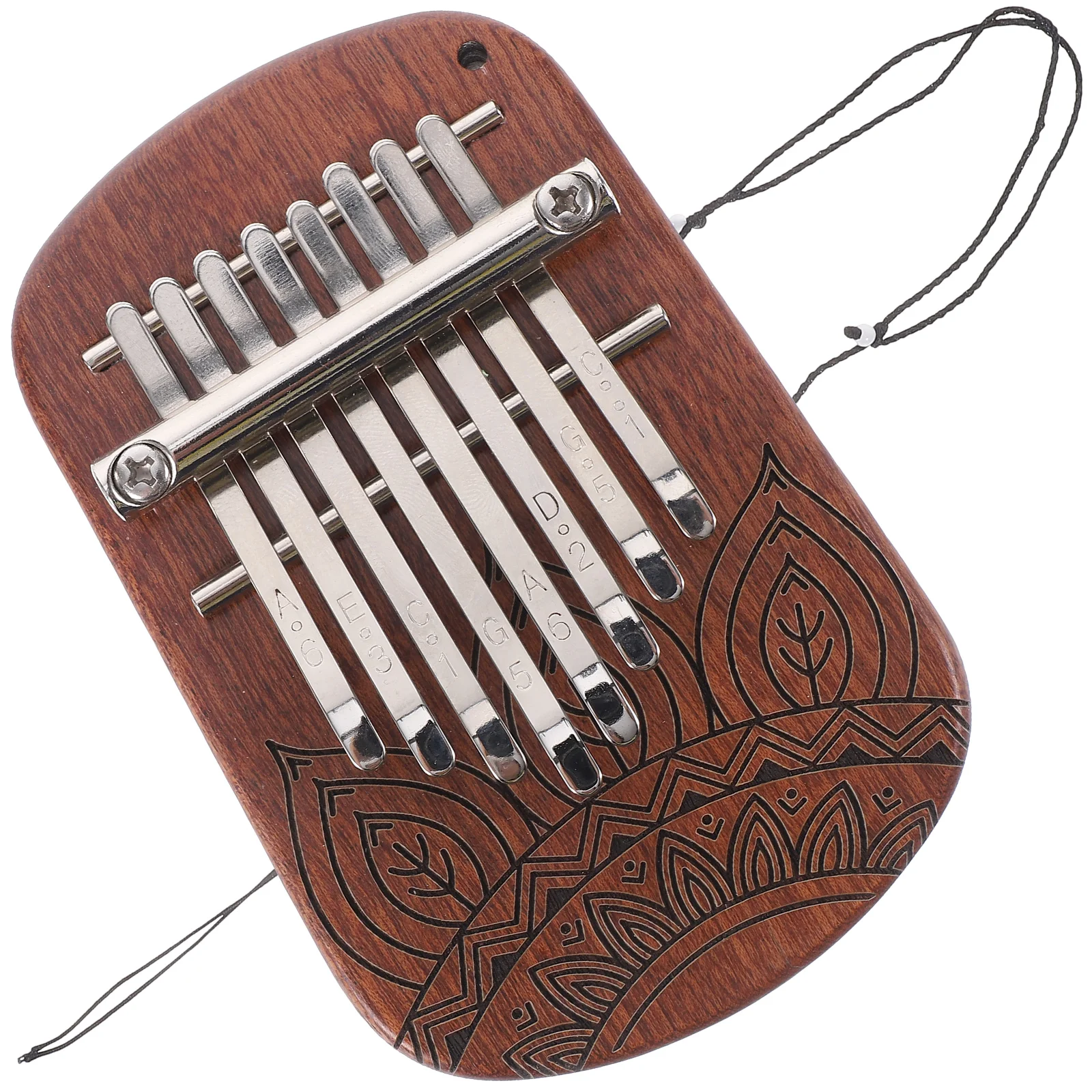 

8 tone Kalimba Small Thumb Piano Metal Musical Instrument Wooden Finger Piano for Beginners Child Performance