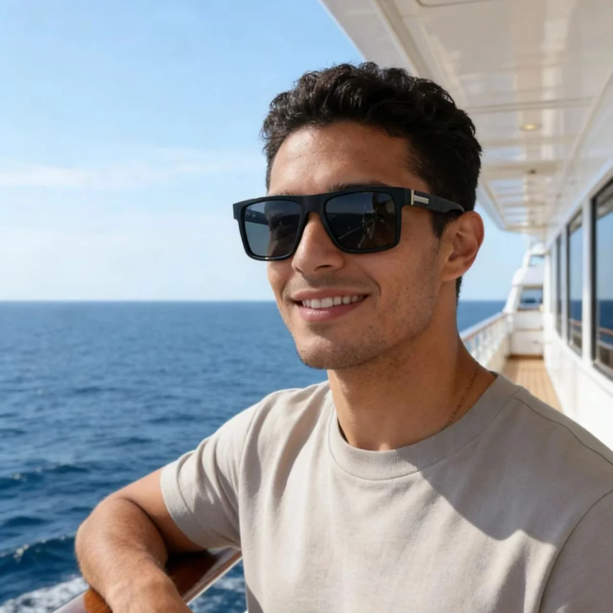 Herren Europäisch-Amerikanische Retro Polarisierte Sonnenbrille Modische Sommer UV-Schutz Sonnenschutz Vielseitige Trendige Brille