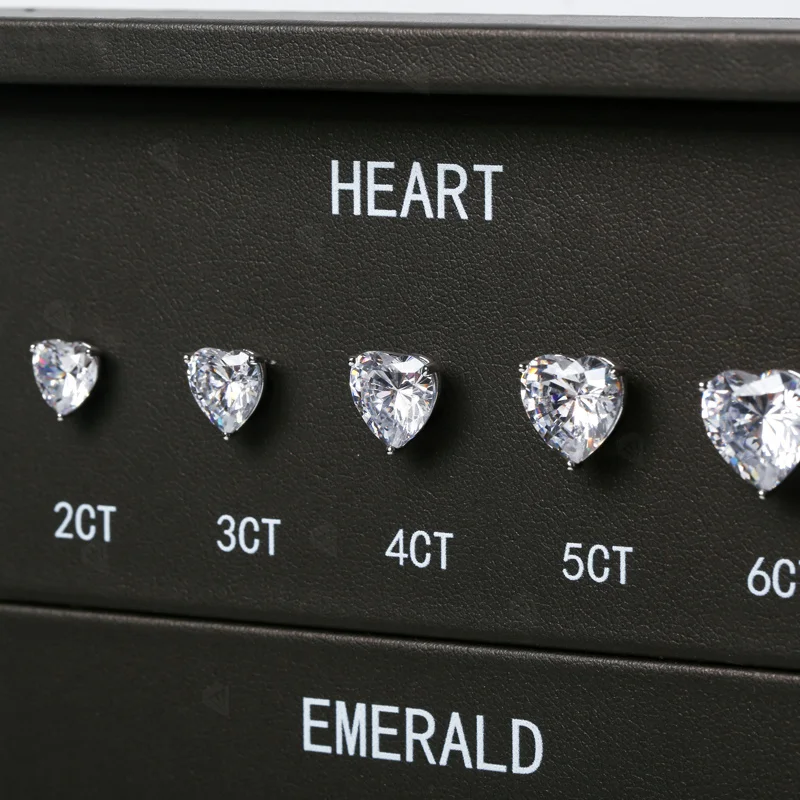 HMJ Jewelry Tools Caliper Diamond Carat Size Shape Customize Comparison Magnetic Ring Gem Base 10 Cuts 0.5-6CT for Jewelry Store