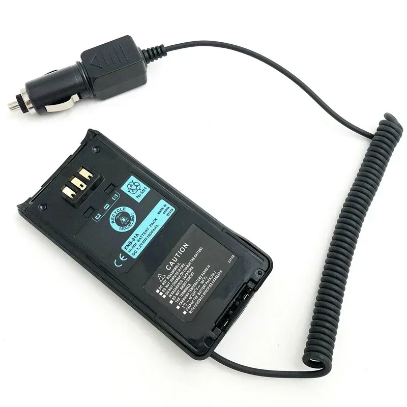 KNB-31A Battery Eliminator Car Charger Adaptor for KENWOOD Walkie Talkie TK2180 TK3180 TK5210 TK5310 TK-2180 TK-3180 Radio