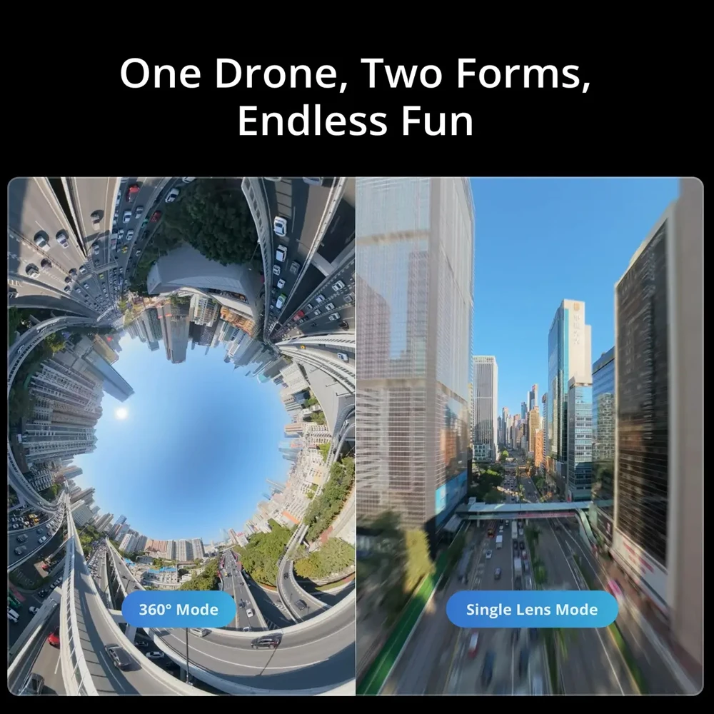 Nuevo Dron DJI Avata 360 con Sensor de 1 Pulgada, Dron Panorámico 8K HDR, Modo de Lente Única 4K, Alcance de 20 km, Transmisión Mejorada 4G FPV 8