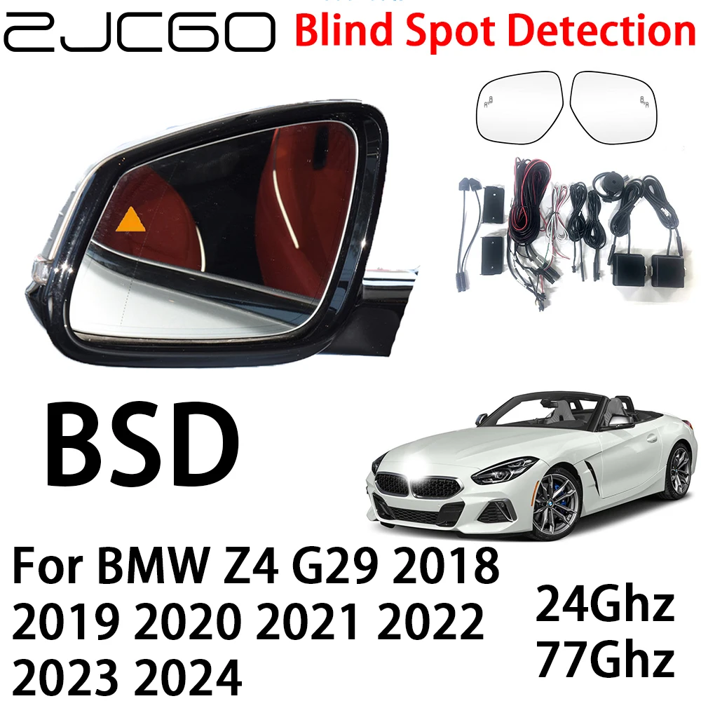 ZJCGO Car BSD Radar Warning System Blind Spot Detection Safety Driving Alert for BMW Z4 G29 2018 2019 2020 2021 2022 2023 2024