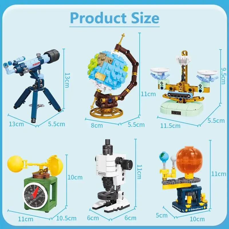 MOC الطوب تعلم العلوم اللبنات التعليمية للبنين لعبة لتقوم بها بنفسك تجميع نموذج مجموعات الهدايا كهدايا عيد الميلاد