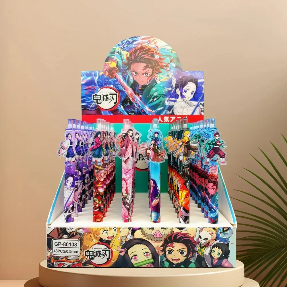 Гелевая-ручка-«Аниме-Истребитель-демонов»-2026-–-канцелярские-товары-с-персонажами-аниме-школьные-принадлежности-подарок-сувенир-к-празднику