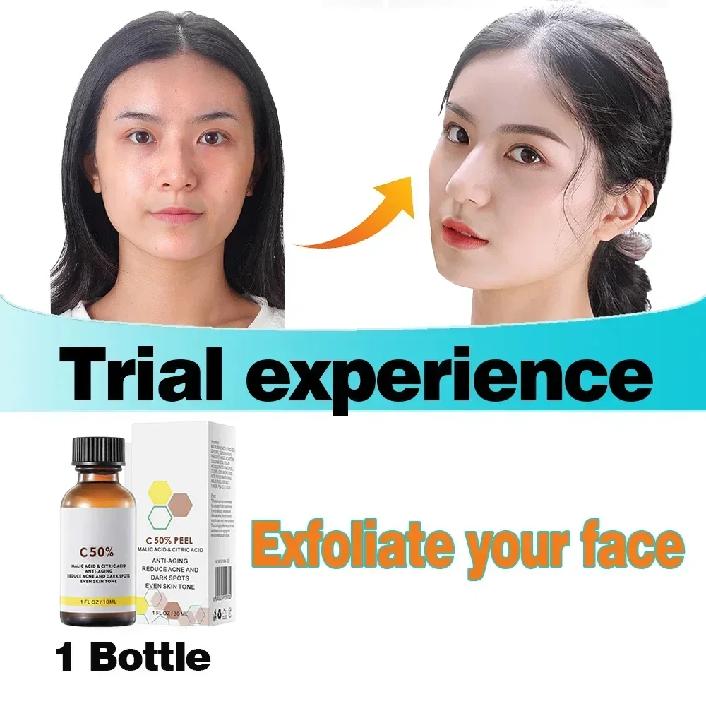 Aceite Exfoliante para manchas oscuras de la piel, elimina la piel muerta, aclara la melanina, exfoliante, ilumina la hidratación, cuidado de la piel Facial