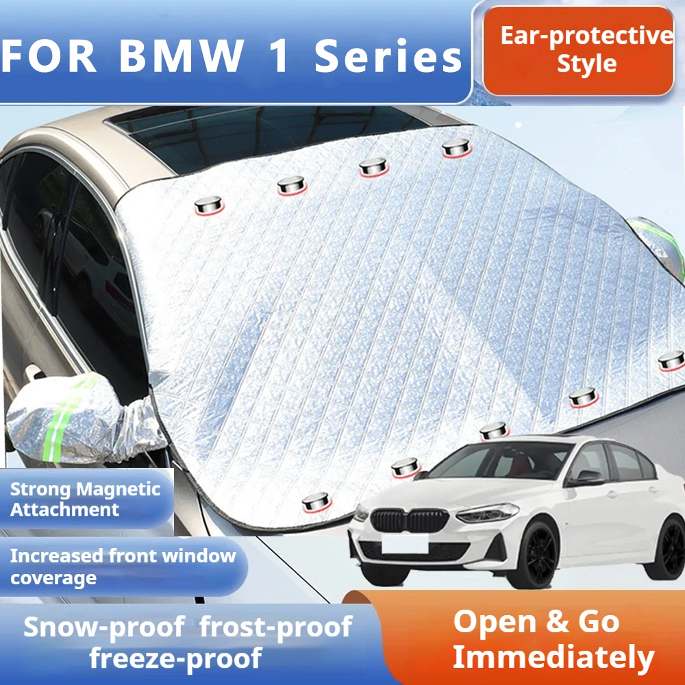 

Thickened Car Now Sunshade Windshield Cover With 5/9 Magnets UV Protection Anti Snow Sunlight For BMW 1 Series F20 F21 F52 F70