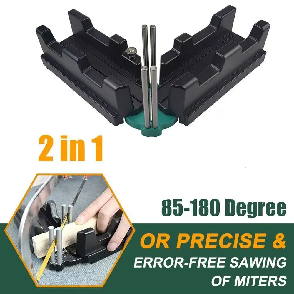2-in-1 Mitre Measuring Cutting Tool Woodworking Tools85-180 Degree Flexible Shape Taking Cut Good Helper