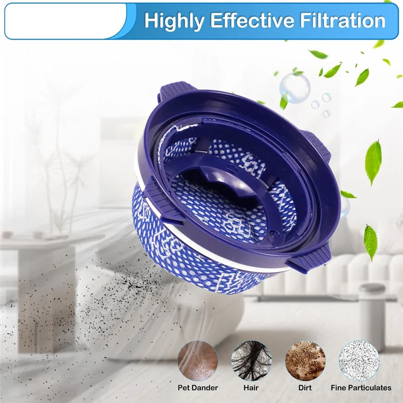 6 шт. HEPA-фильтр для Jet 60 Jet 70 Jet 70+ Jet 75 Jet 75+ Jet 90 VS9000RL Запчасти для пылесоса Пылевой фильтр