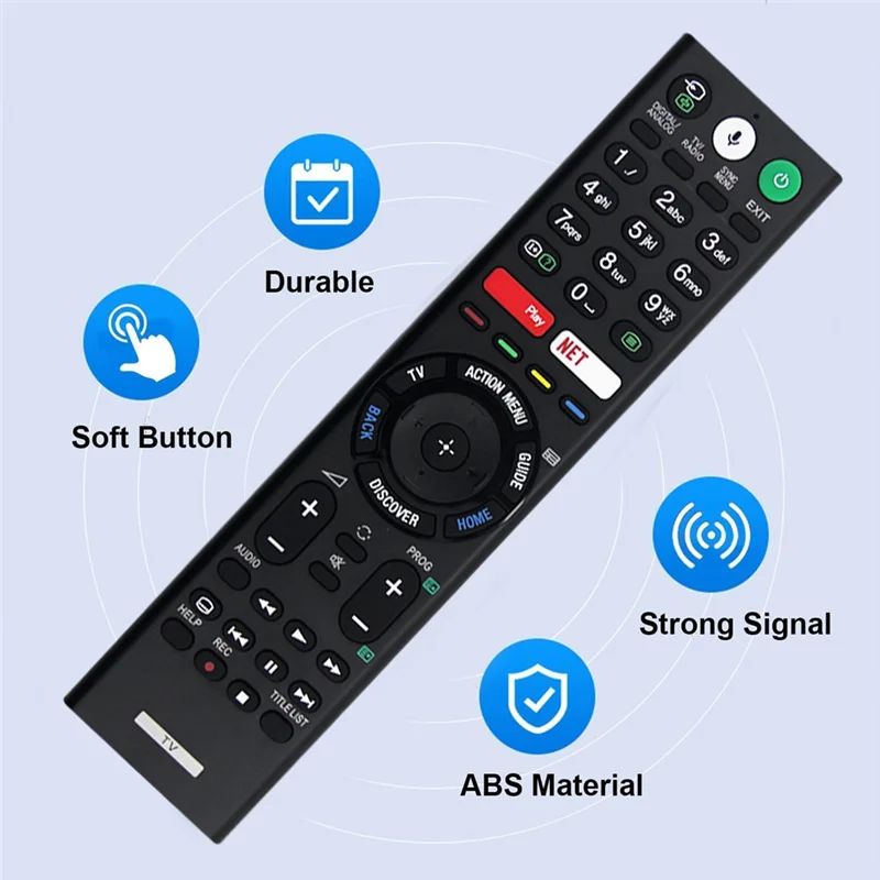 -ABPU استبدال جهاز التحكم عن بعد الصوتي RMF-TX210ES لأجهزة Sony Tvs وBravia Tvs لجميع تلفزيونات Sony 4K UHD LED LCD HD الذكية