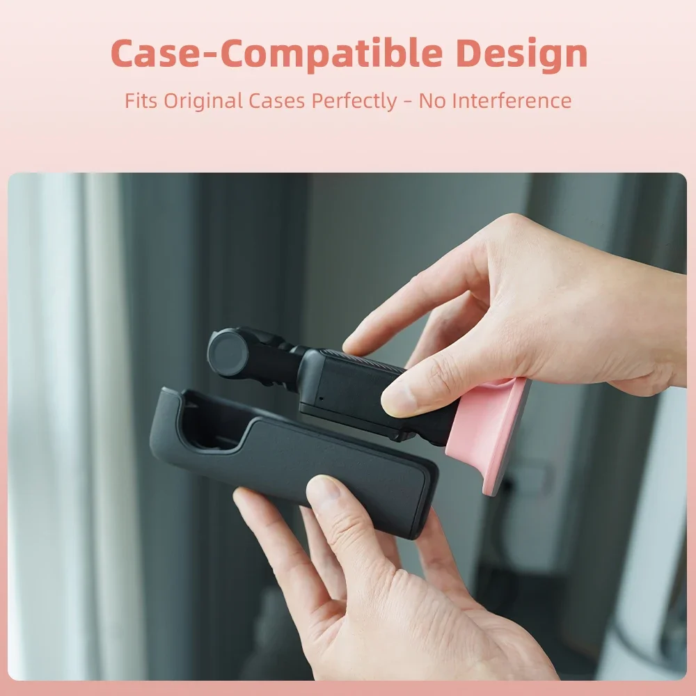 قاعدة سيارة من السيليكون BRDRC لـ DJI Osmo Pocket 3، حامل لاصق سفلي، حامل ثابت، ملحقات الكاميرا الملونة