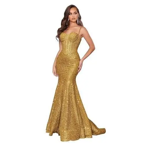 Vestido Dorado Vestido Studio F Lentejuelas Vestido En Lentejuelas Doradas De Studio F De Segunda Mano main image 3