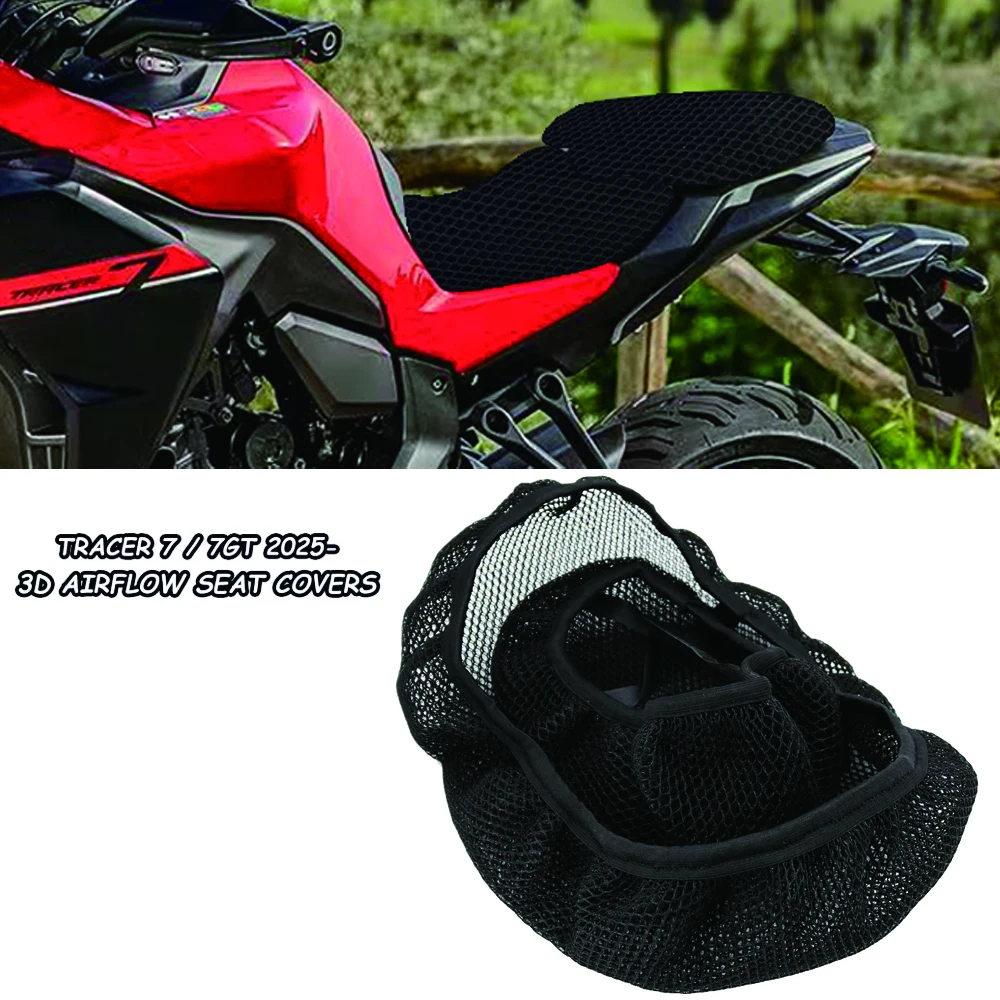 TRACER 7 /7GT For Yamaha TRACER 7 /7GT Motorcycle 3D Airflow Insulation Anti-scratch Seat Protect Cushion Covers 2025- Tracer 7/