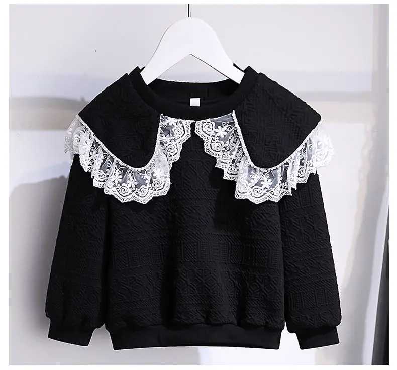 2023 New Spring autumn Baby Girls boys  Cotton soild full Sweatshirts Cute Children kids Clothes shirts