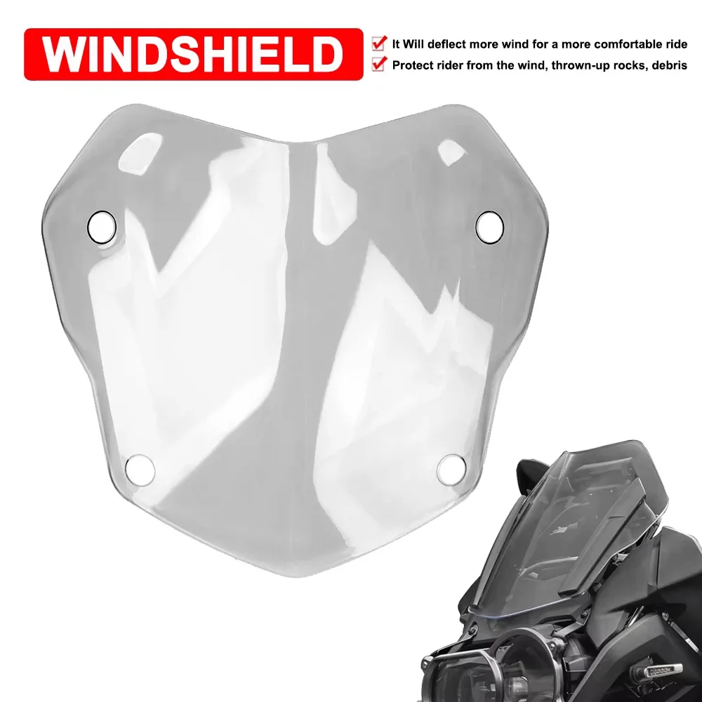 

R1250GS Motorcycle Windshield R1200GS Adventure Sport Screen Windscreen For BMW R 1250 GS ADV 2013-2025 Wind Deflector Protector