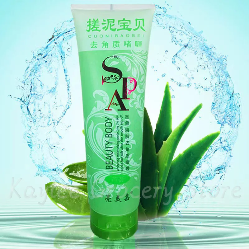 Body Scrub Bath Gel Body Scrub Gel Exfoliating Dead Skin Scrub Gel Men Women Aloe Rose Milk Rejuvenating Bath Supplies 350g