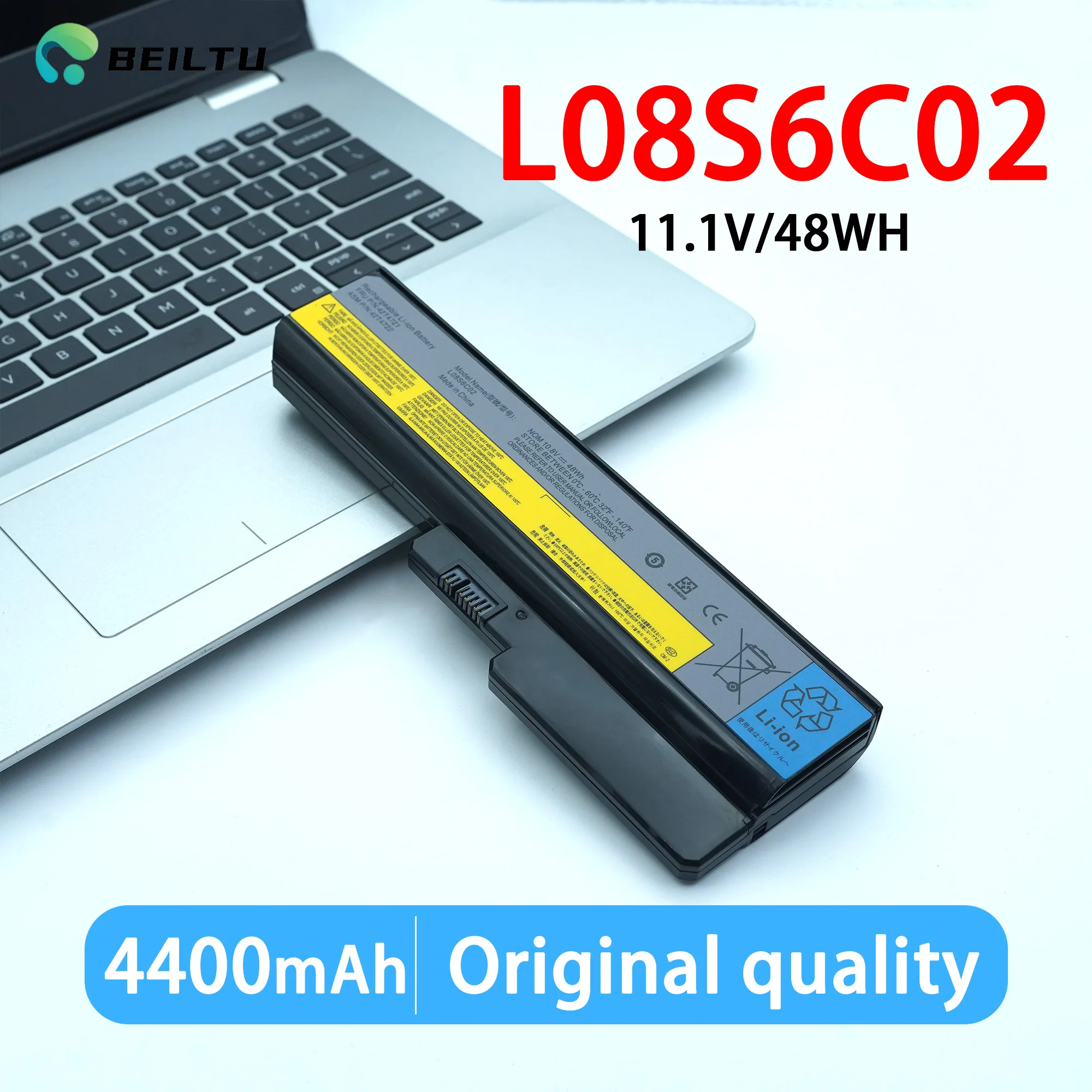 L08S6Y02 L08S6C02 batería del ordenador portátil para Lenovo B460 B550 G430 G450 G455 G530 G550 G555 N500, Ideapad B460 G430 V460 Z360 Notebook