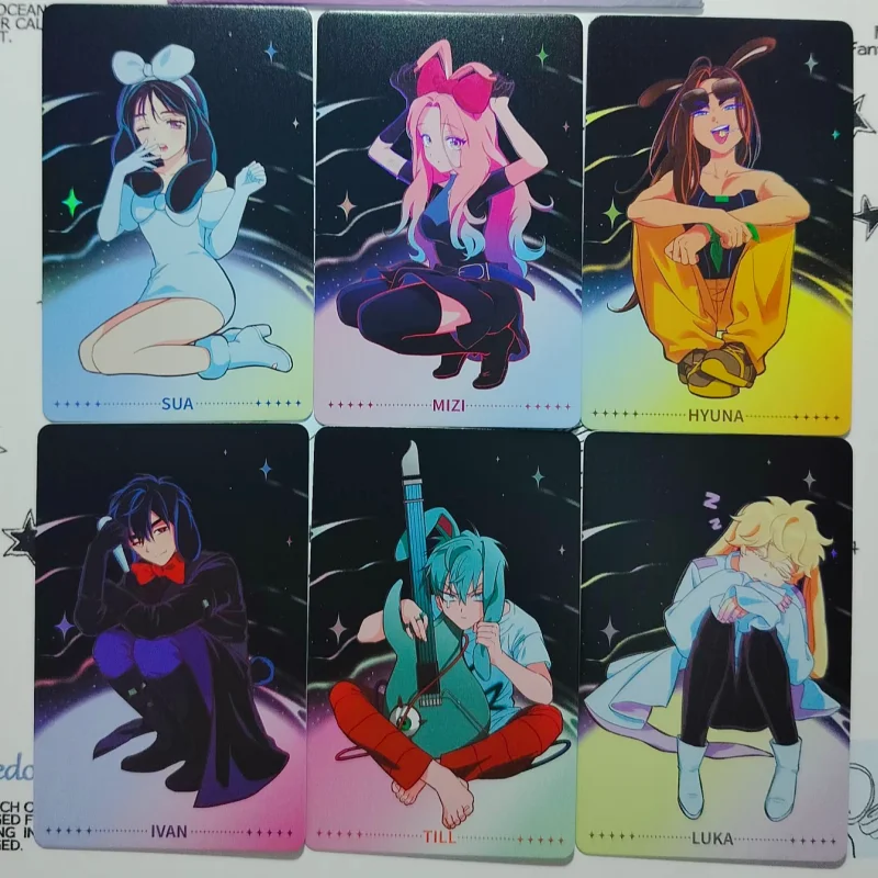 

В наличии Alien Stage Rabbit Serie Card Set Персонаж Sua Иван Лука Till Mizi Alien Stage Card Коллекционные периферийные устройства для фанатов Подарок