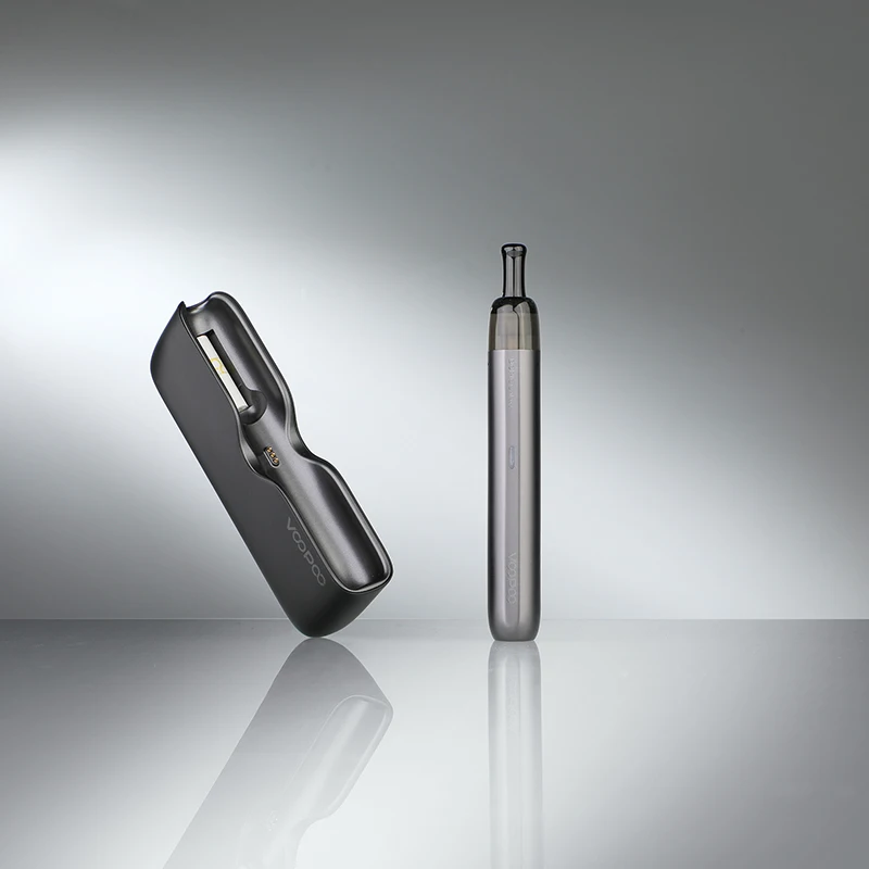 بطارية VOOPOO Doric Galaxy Kit الأصلية بقدرة 10 وات 500 مللي أمبير في الساعة مع بنك طاقة 1800 مللي أمبير في الساعة 2 مل خرطوشة جراب 1.2ohm E السجائر