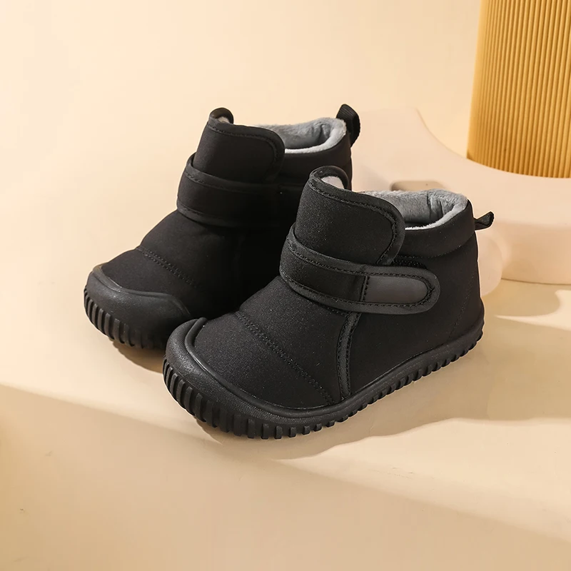 Thermal Insulated Kids Snow Boots for Boys Winter Warm Non-Slip Toddler Cotton Shoes Waterproof Outdoor Children Boots