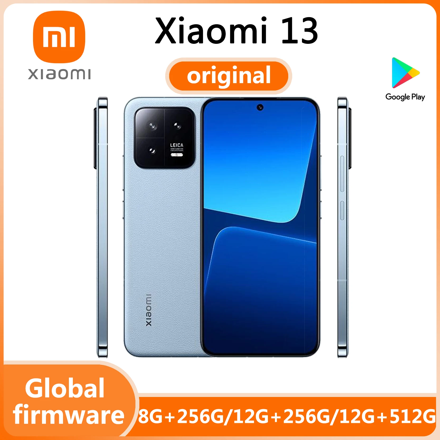 Original Xiaomi 13 5G Smartphone 6,36 ′′ OLED 120Hz Pantalla 67W 4500mAh IP68 teléfono usado