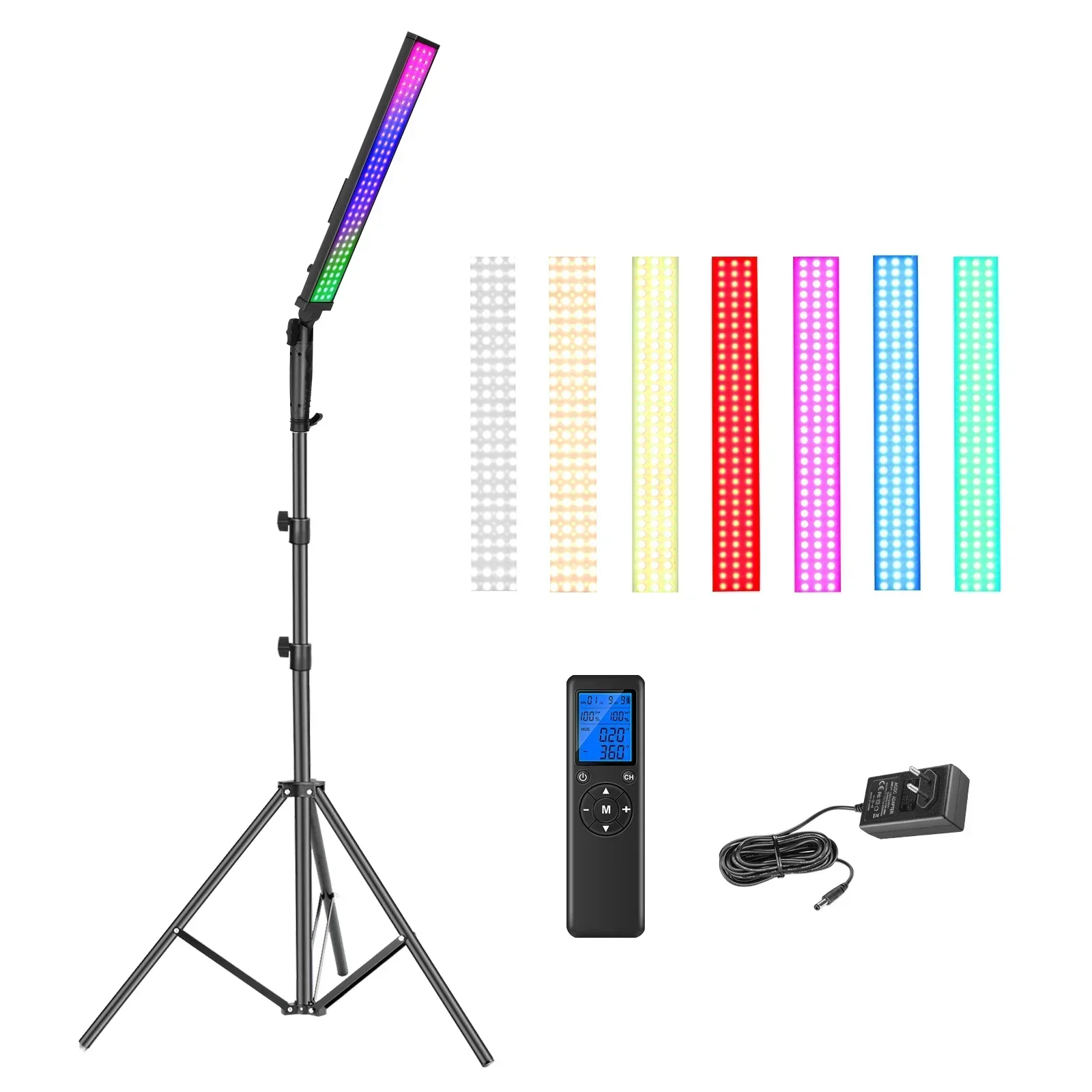Hot SalesStand Holder With LED Light 360 Photo Booth Studio Light For Party Handheld Continuous Fill Light With Tripod Stand