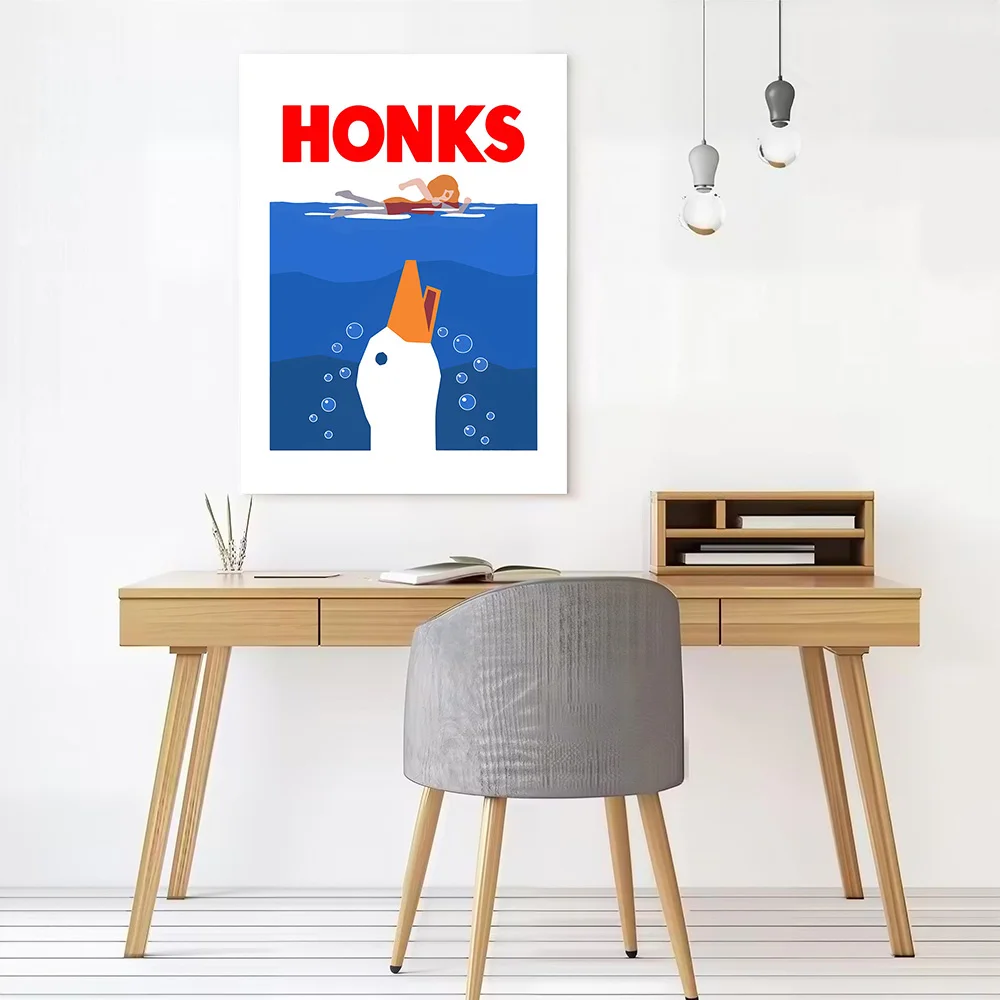 Honk Monster Printed Canvas Poster Personalized High Quality Wall Art Paintings for Home and Decoration Living Room Decorations