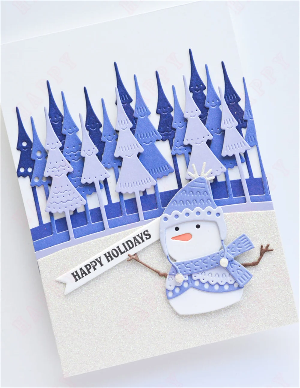 Nordic Forest Gnome Dies Metal Cutting Dies Wintertide Scrapbook Diary Decoration Embossing Cut Die Template DIY Make Card Album