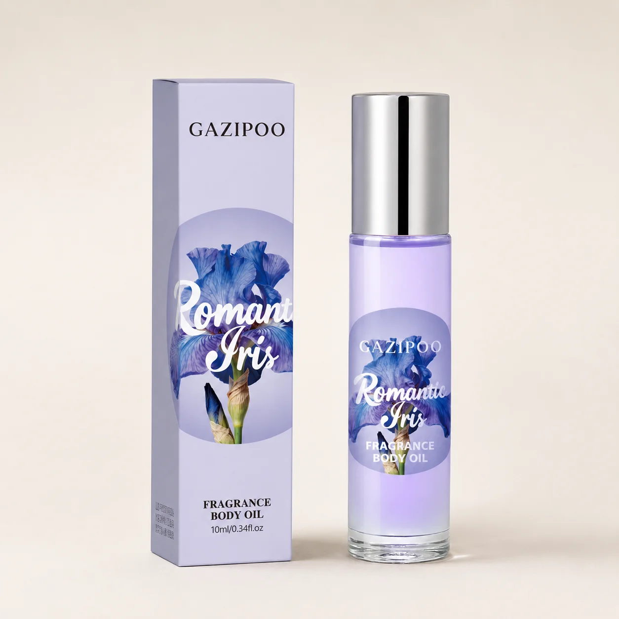 10ml Romantic Iris Pheromone Oil - Soft Floral Subtle Perfume Oil, Original Eau de Toilette Traveling or Dating Bathroom Use