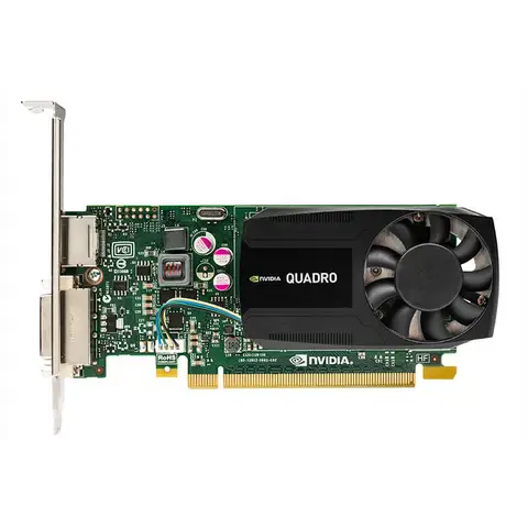 Quadro K620 2GB GDDR3 128bit Workstation Graphics Card, 384 CUDA Cores, DP+DVI, 4K Support, CAD/CAM/CAE Design, Low Power 45W