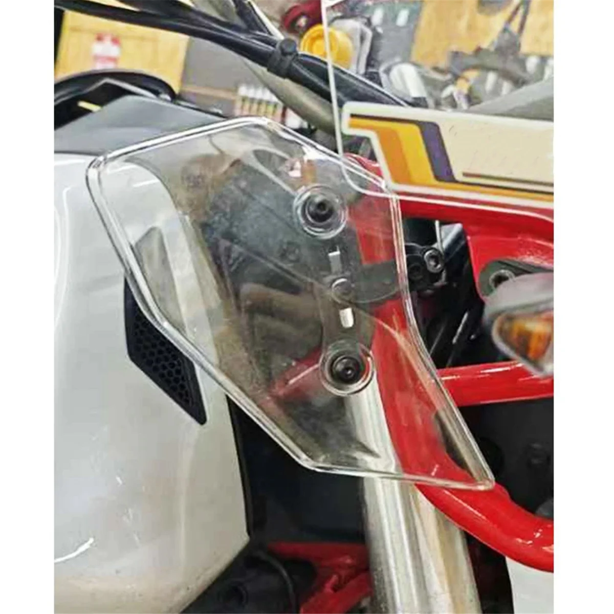 

B24A Motorcycle Fairing Side Wing Deflector Windshield for Moto Guzzi V85TT Touring Electra Street Tri Glide 2019-2023 B