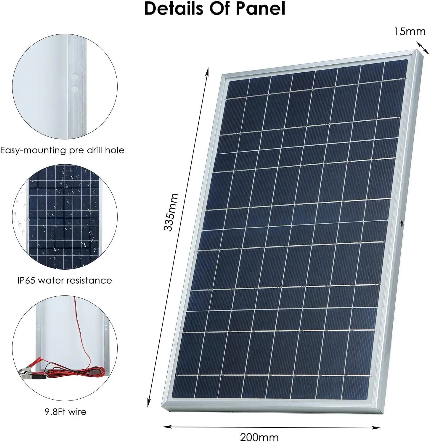 16V polysilicon  Silicon Portable Flexible Solar Panel Suitable for Powering Outdoor Camping Mobile Phone Electrical Equipment