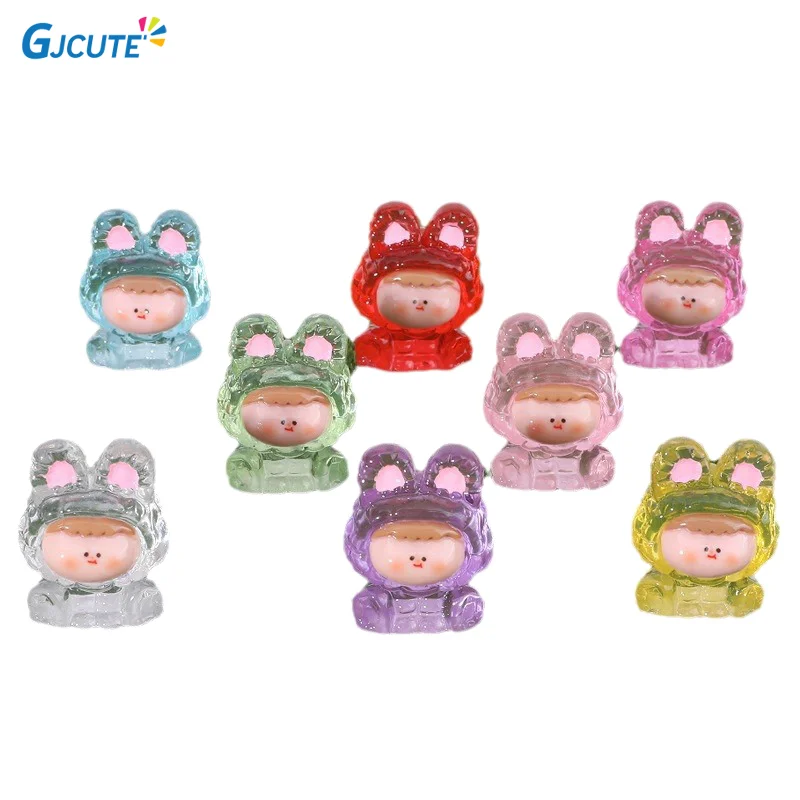 High Quality 5pcs/lot Colorful Rabbit Series Blind Box Figure Desktop Ornament Girl Gift Toys Guess Bag