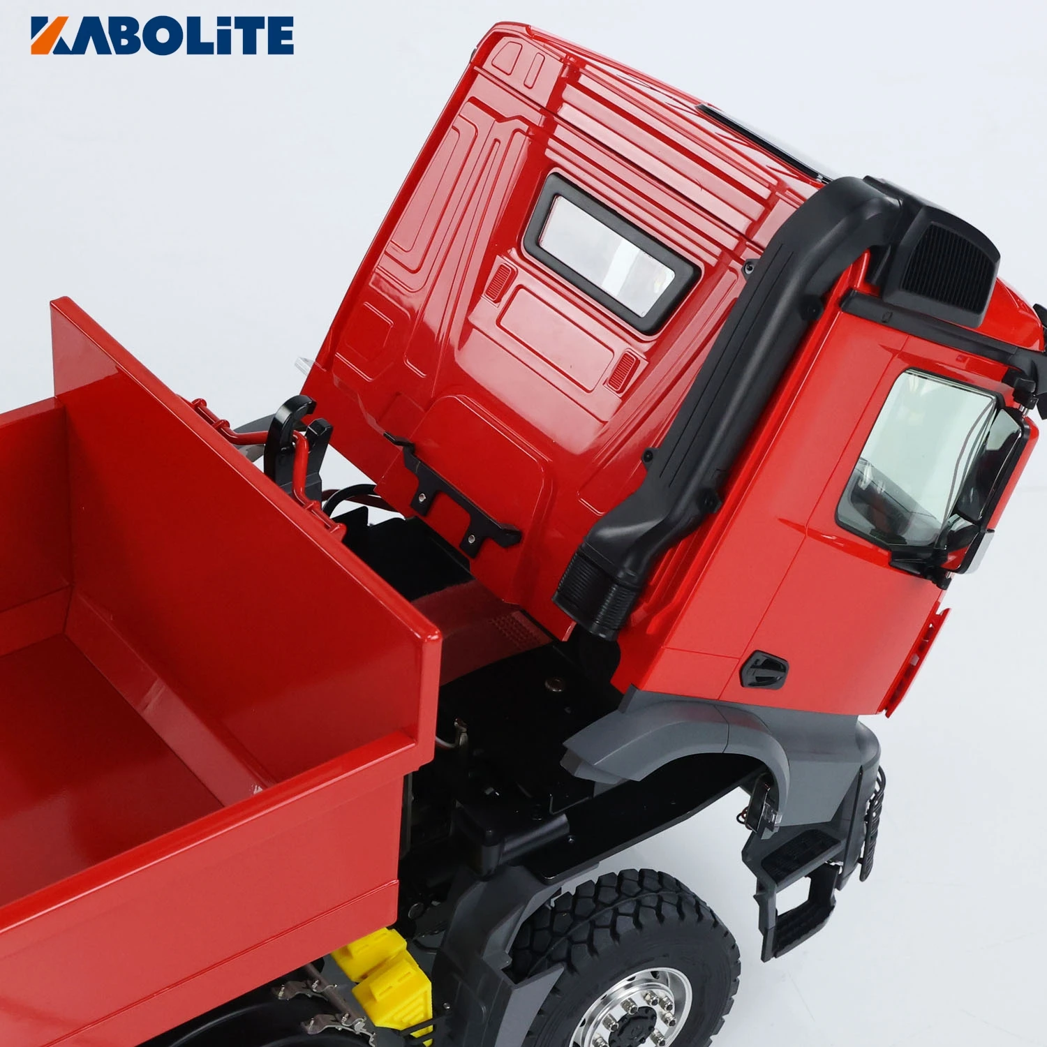 Em estoque kabolite 1/14 k3365 dumper carro metal 8x8 rc caminhão basculante hidráulico elevador hidráulico luzes simuladas som rc brinquedos