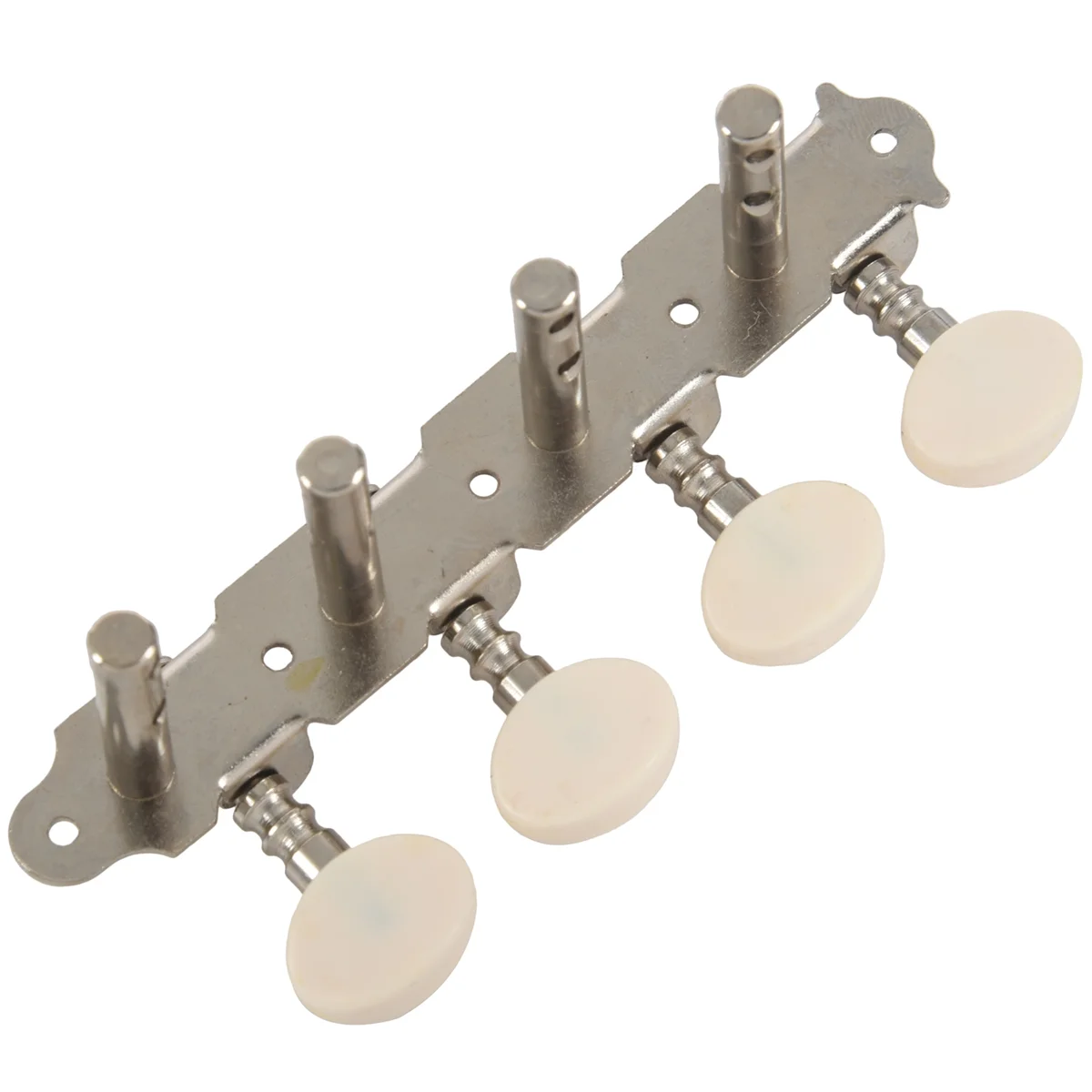 Machines Tuners Pegs Tuning Key with White Pearl Knobs 4L+4R for Mandolin