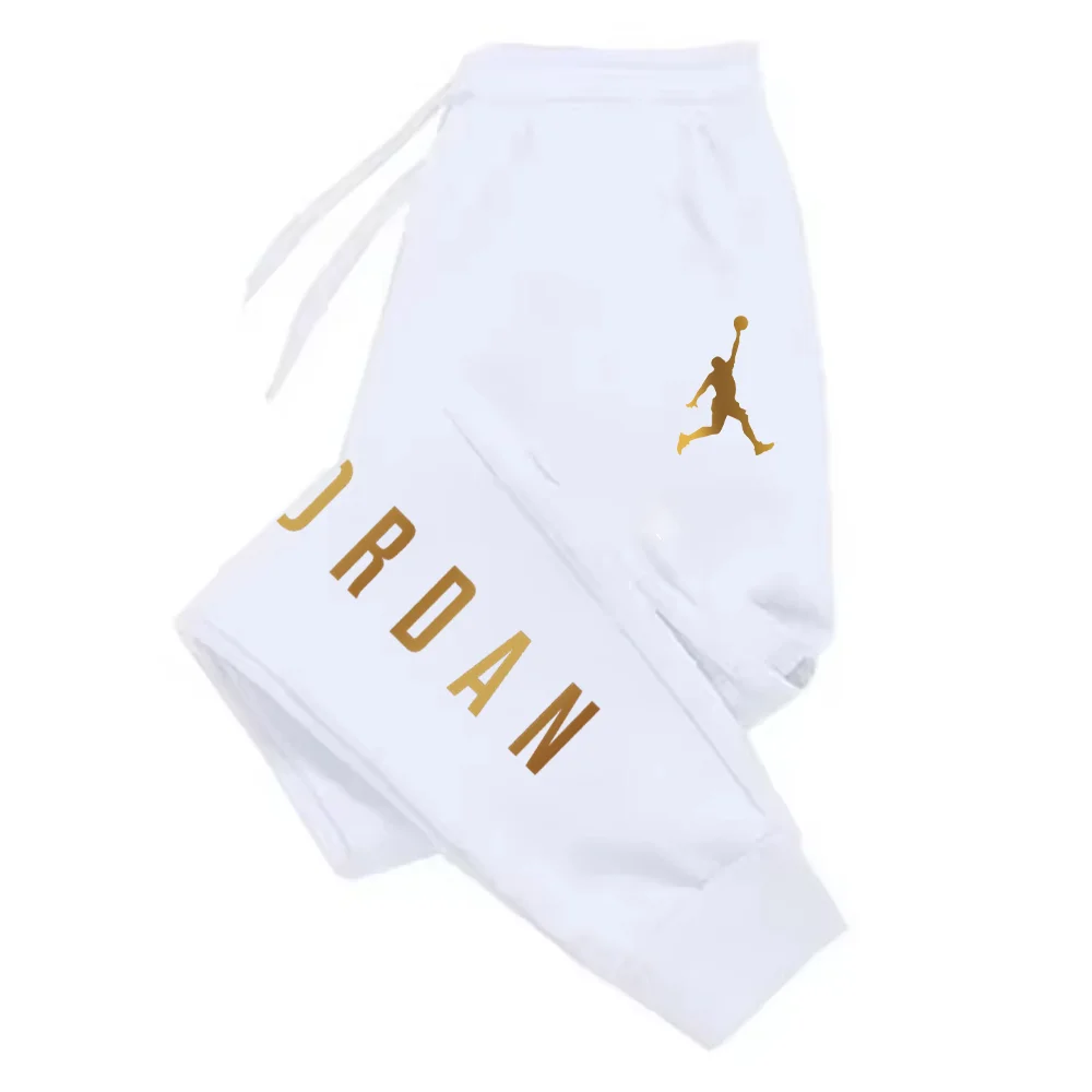 25 Autumn/Winter Trendy Letter Print Harajuku Versatile Daily Outdoor Running Fitness Casual Loose Comfortable Men Sports Pants