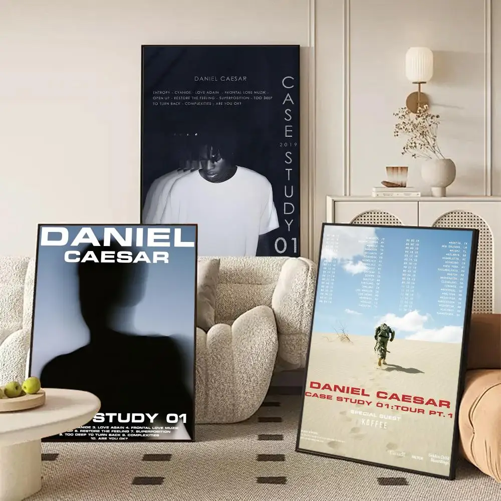D-Daniel Caesar Music Album Poster Canvas painting with prints Home bedroom living room decoration gift