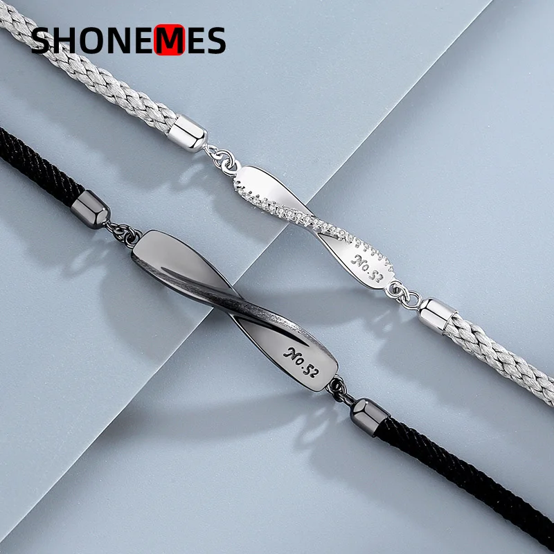 Shonemes Mobius Rings Bracelet Men Women Exquisite Hand Strap Jewelry Gifts