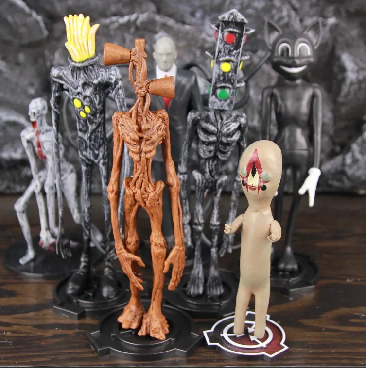 Standing Bendable SirenHead action figure Horror Model doll man Sculpture Shy Guy Skibidi Toilet MAN doll toy collection gift
