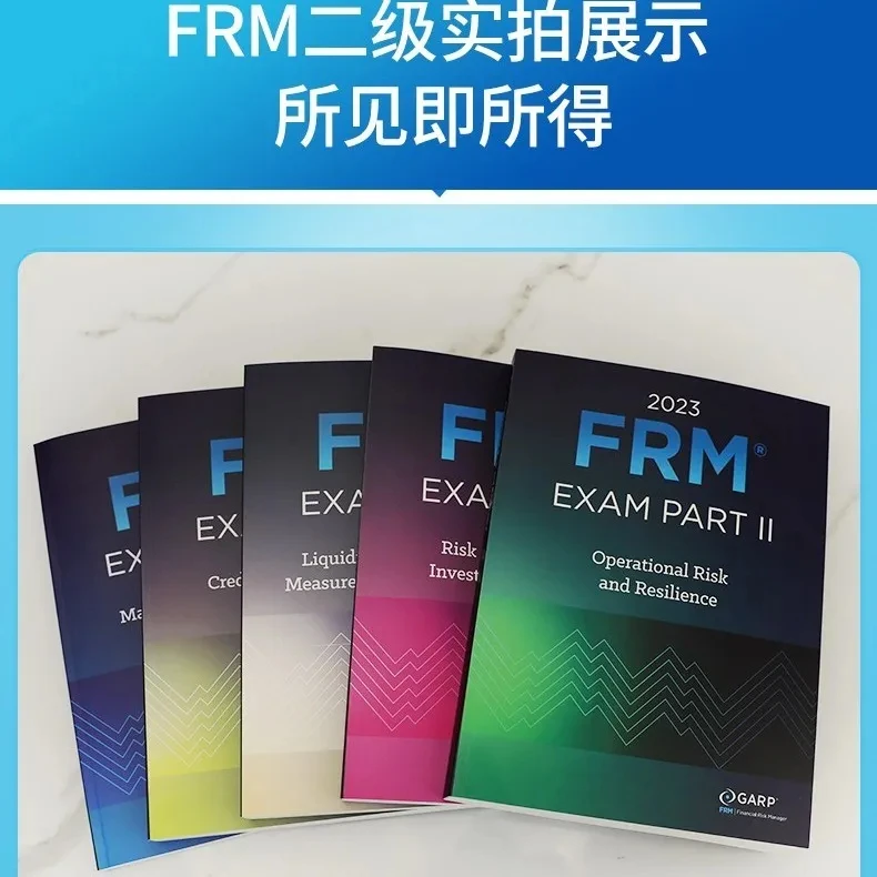 Official GARP English Textbook, 1 e 2 Textbook, Handbook, Simulation Question, Copy Books, FRM, 2023