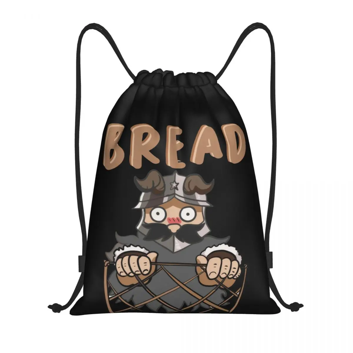 

I'll Make You Bread Dungeon Meshi Senshi Multi-function Portable Drawstring Bags Sports Bag Book Bag For Travelling